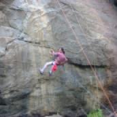 Rappelling Down the Rock